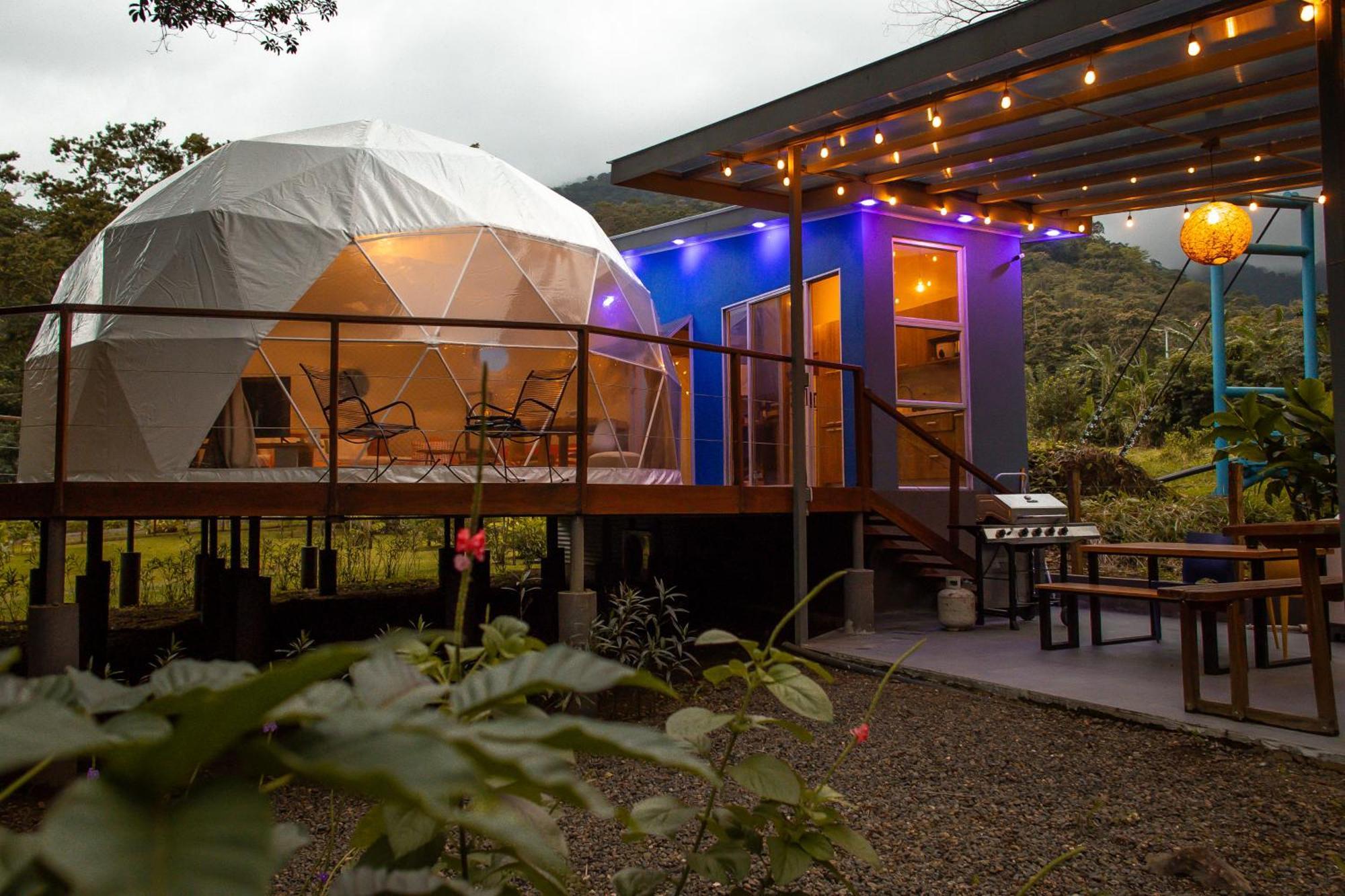 Bitzu Dome-Bijagua Riverside Glamping ภายนอก รูปภาพ
